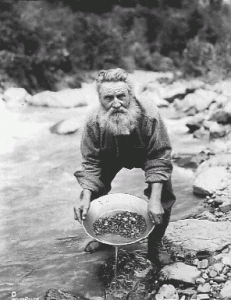 gold-panning